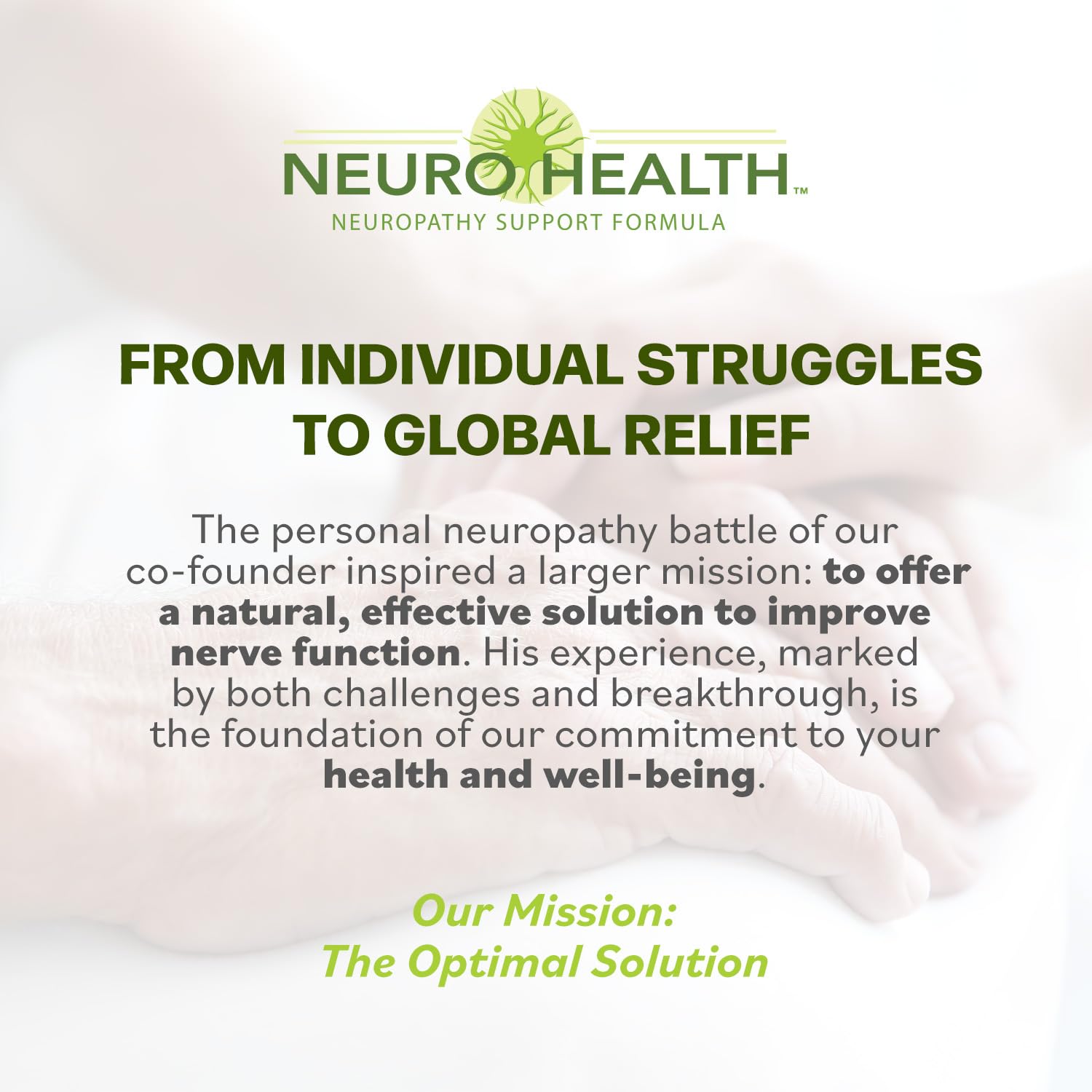 Neuro Health Neuropathy Support Formula packaging and label close-up