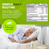 Neuro Health Neuropathy Support Formula side view showing capsule details