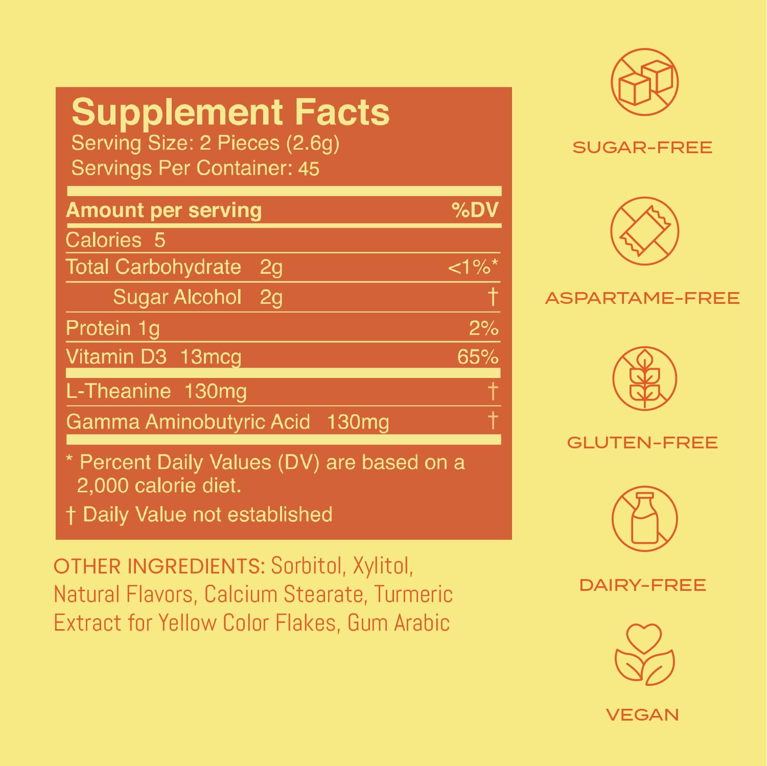 Neuro Sleep Mints 125g showing mint texture