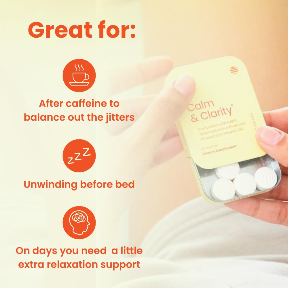 Neuro Sleep Mints in a lifestyle setting with a notebook