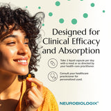 Neurobiologix Advanced Vitamin D3 + K2 supplement bottle back view