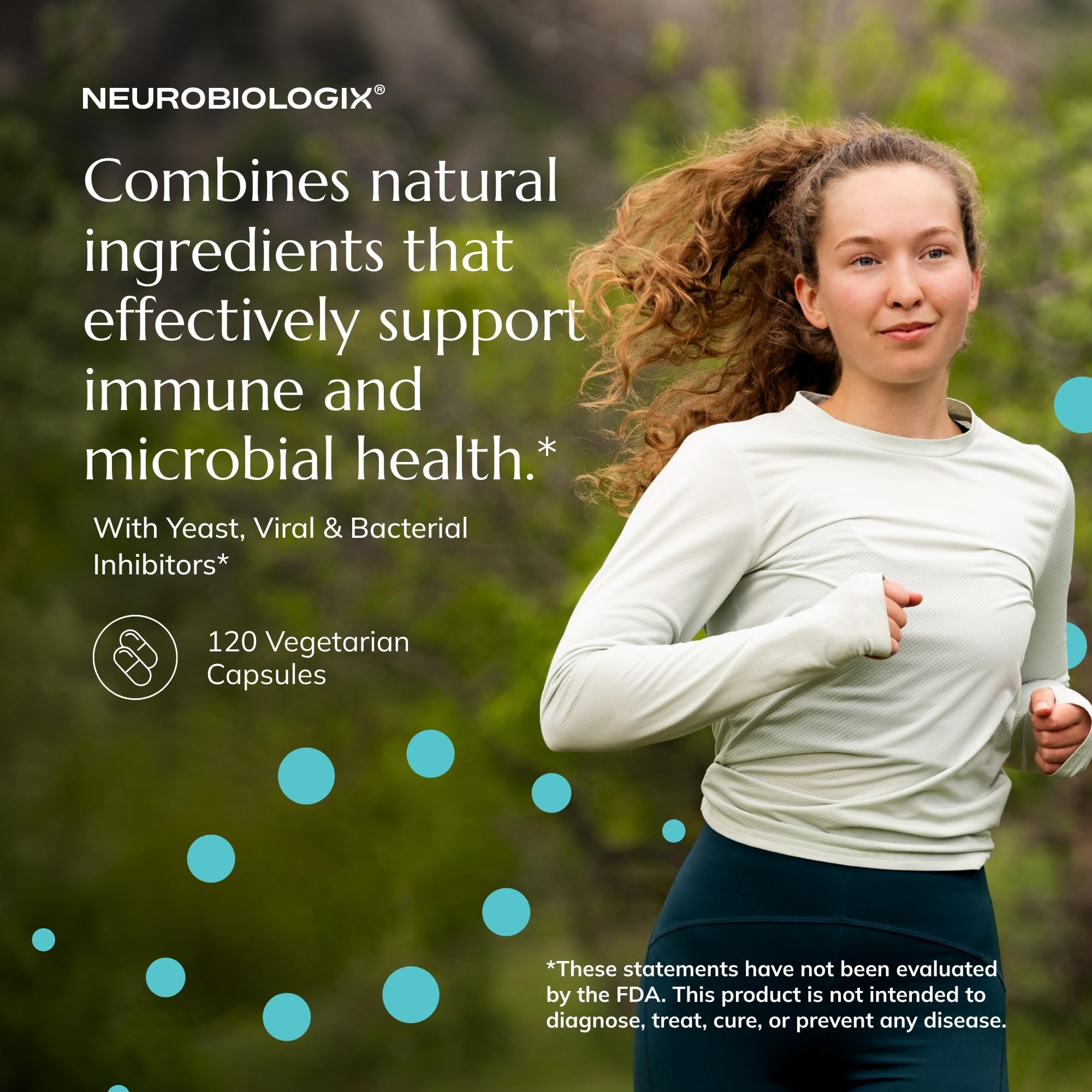Neurobiologix Herbal Supplement Capsules side view