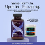 Neurobiologix Neuro Calm & Rebalance capsules side view