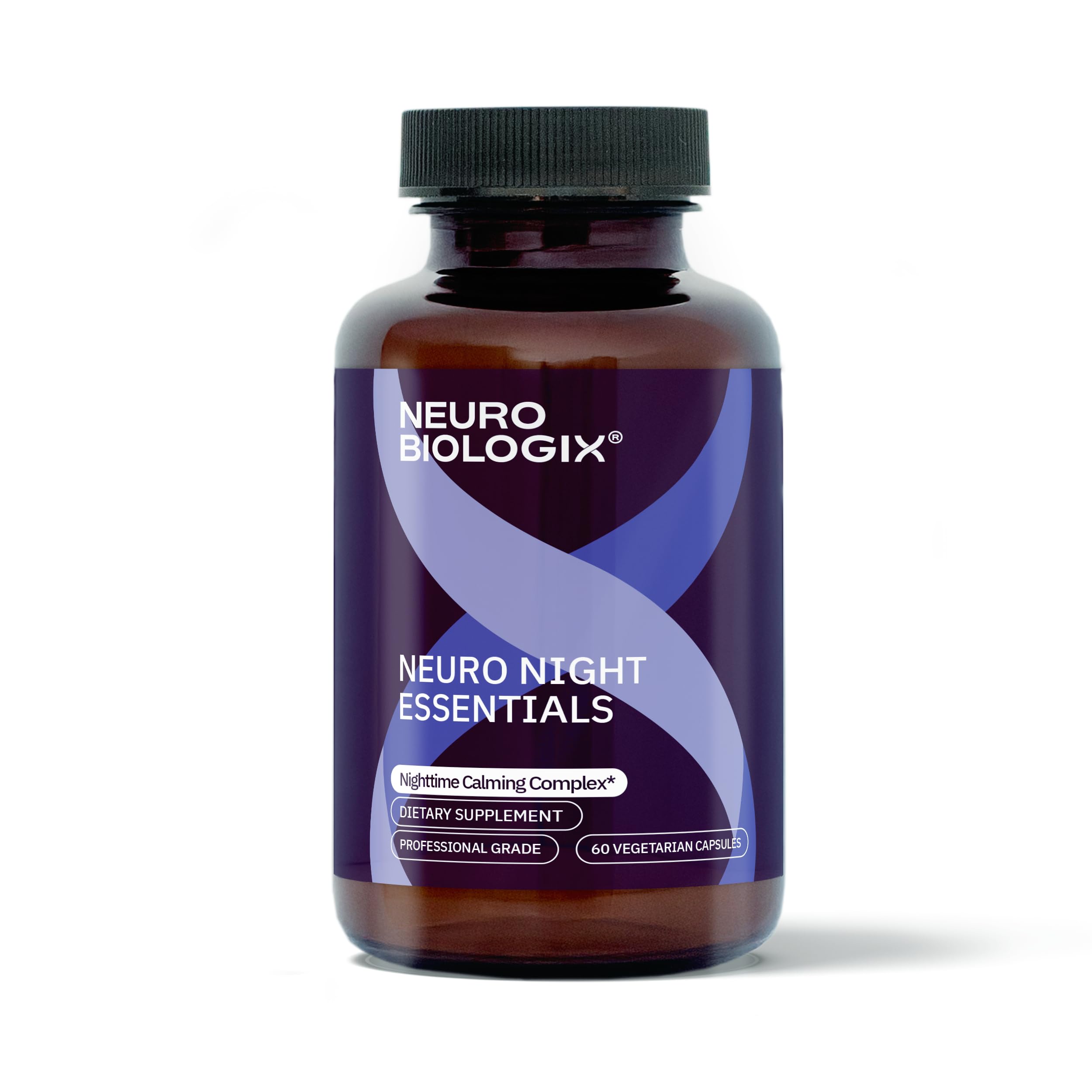Neurobiologix Neuro Night Essentials front view of bottle