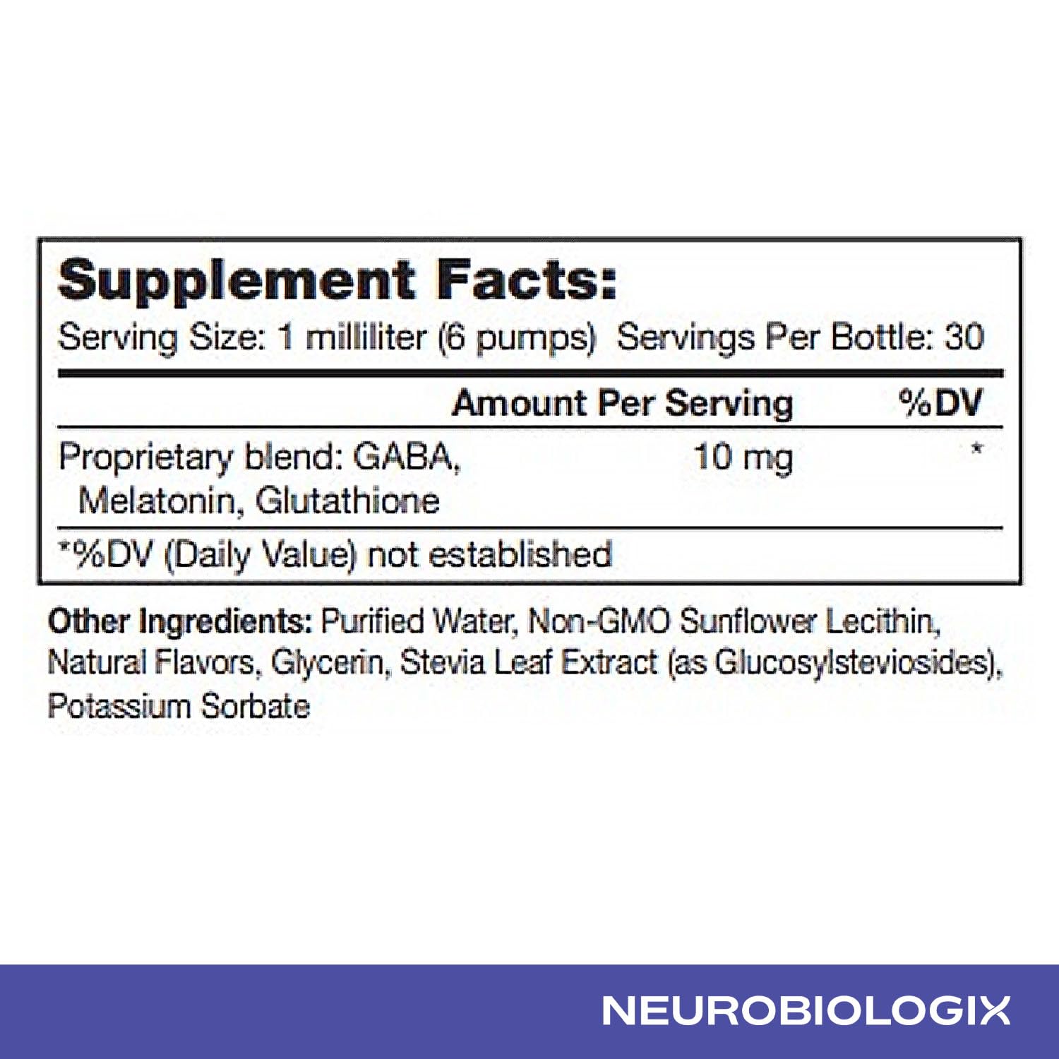 Neurobiologix Night Night Liposomal Sleep Spray with measuring pump