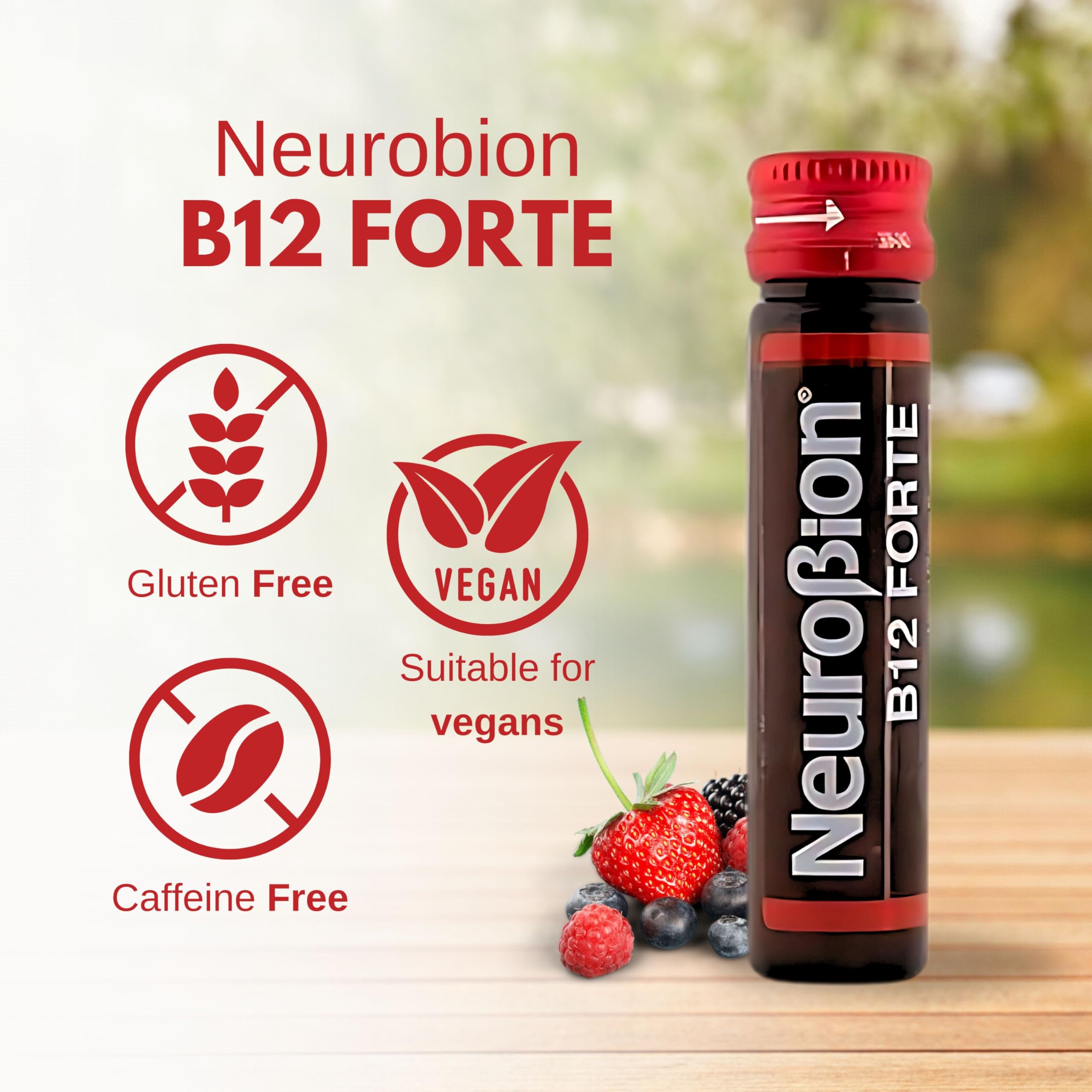 Neurobion B-Complex liquid vials showing individual 10ml packaging