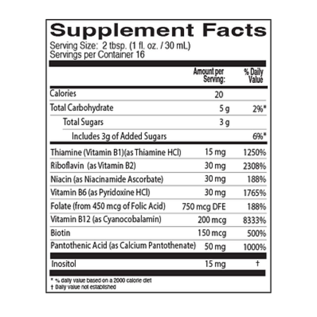 Neurobion Liquid B Complex Vitamin B12 454g side view