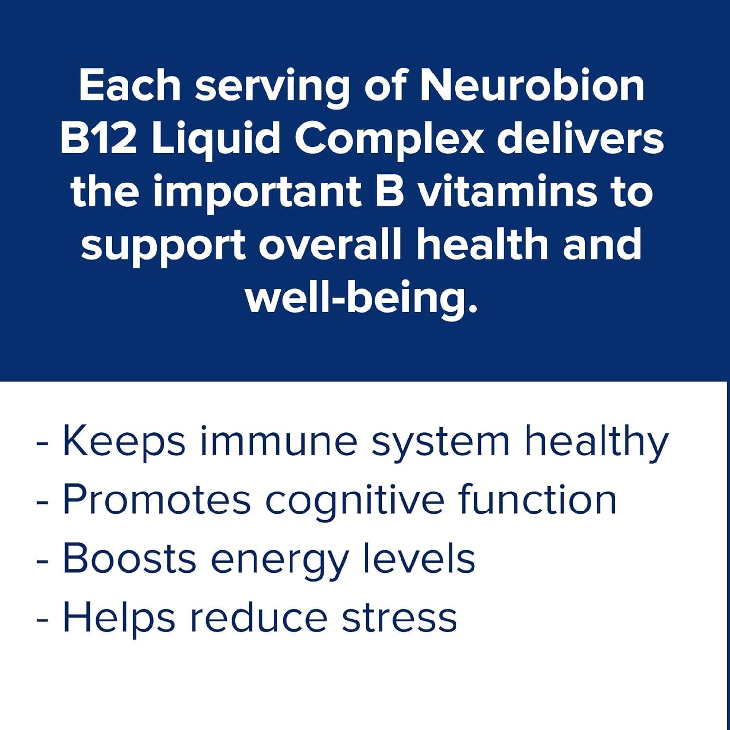 Neurobion Liquid B Complex Vitamin B12 454g with a glass of water