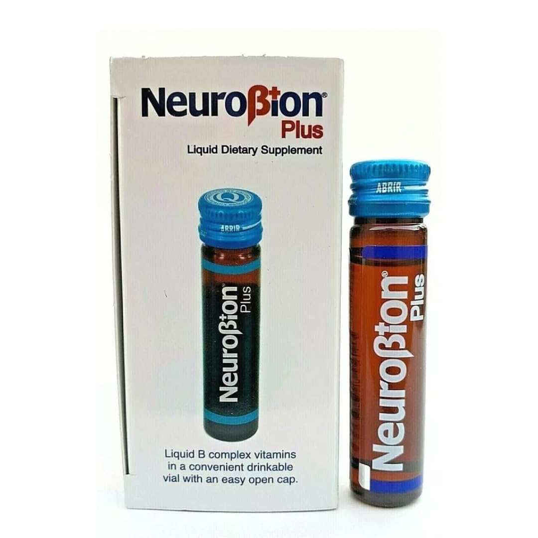 Neurobion Plus B Complex vials with measuring cup