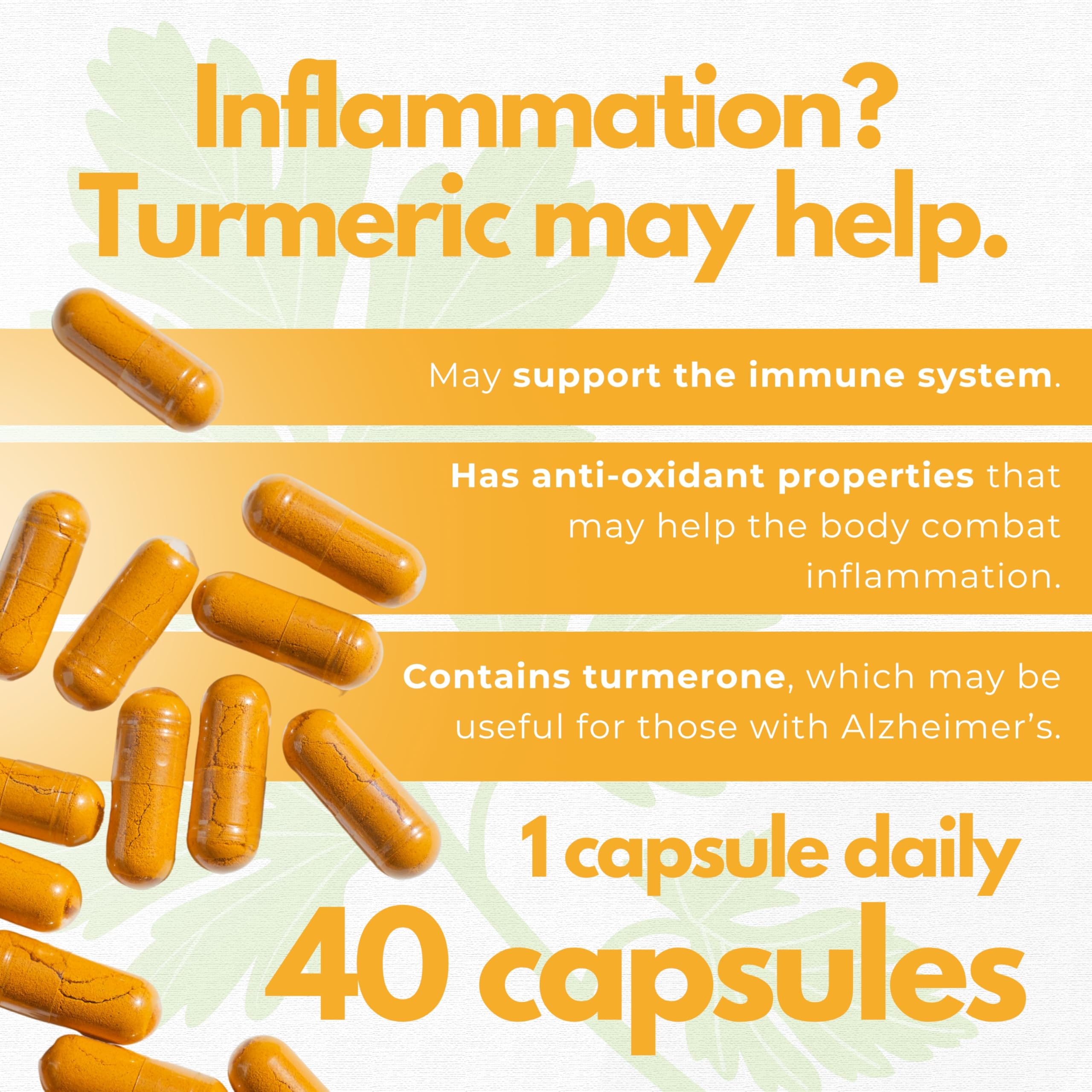 Neurobion Turmeric Capsules lifestyle image with herbal background
