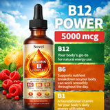 neurocept Liquid B-Complex Supplement side view showing dosage