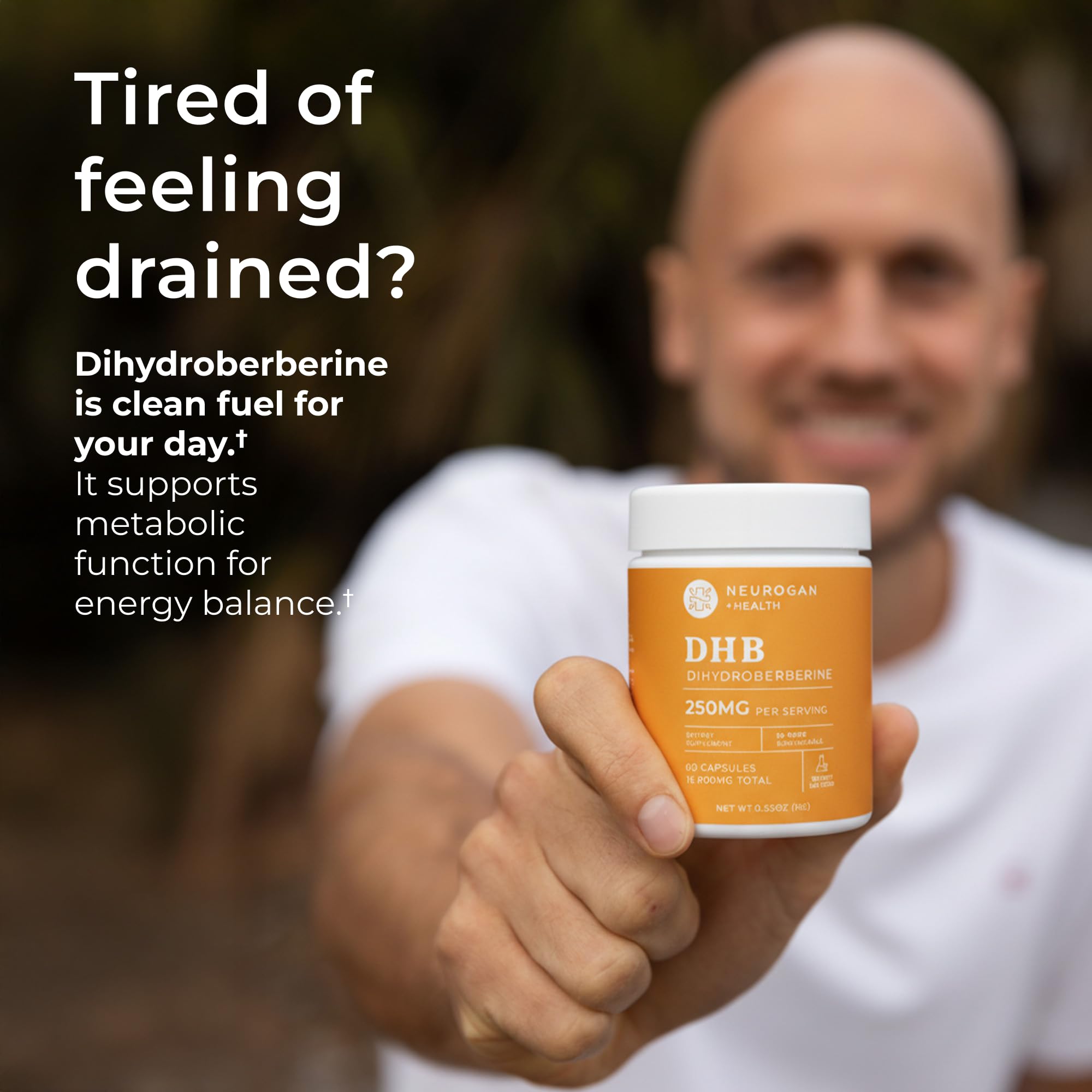 Neurogan Dihydroberberine Capsules back view with ingredient list