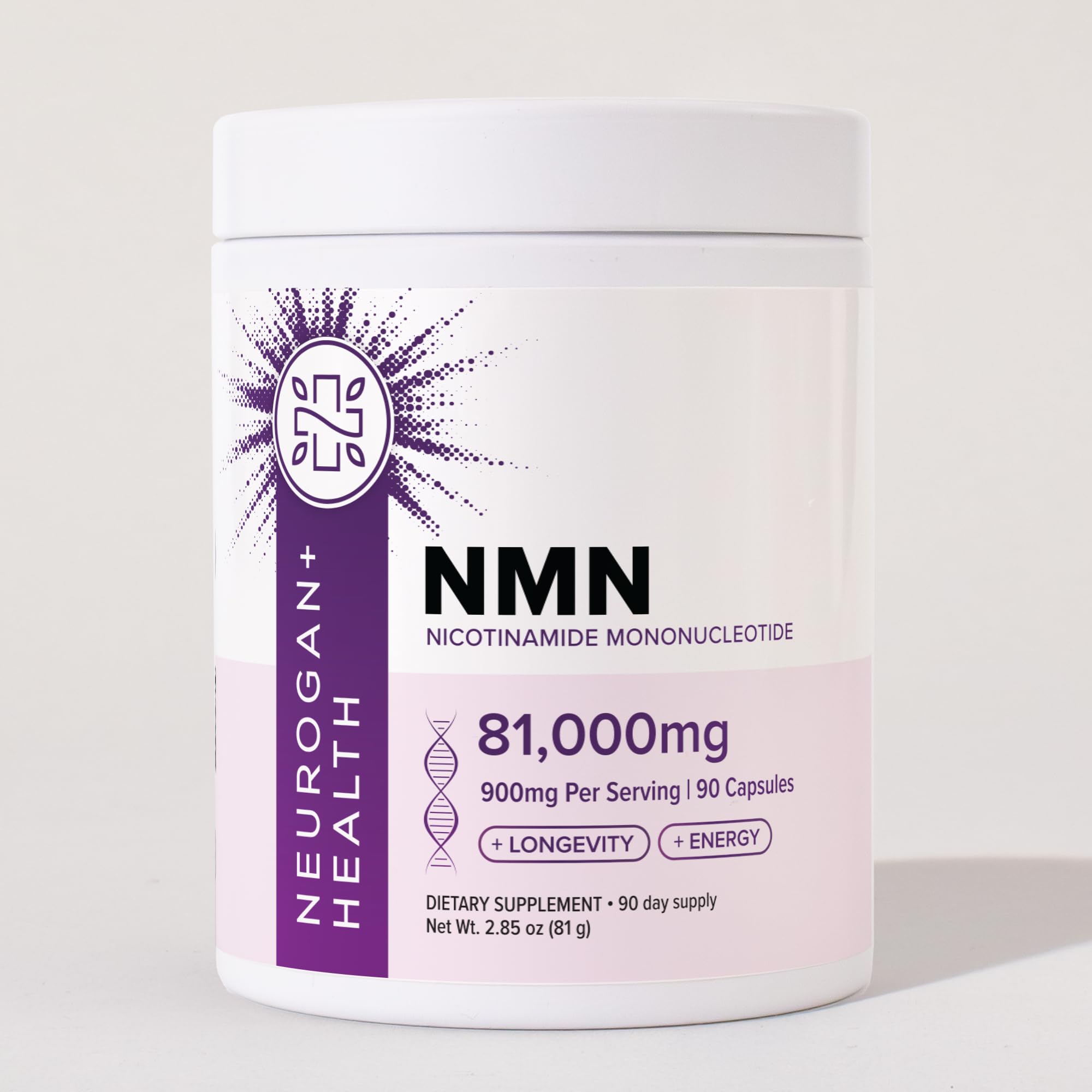Neurogan Pure Beta NMN 900mg capsule close-up