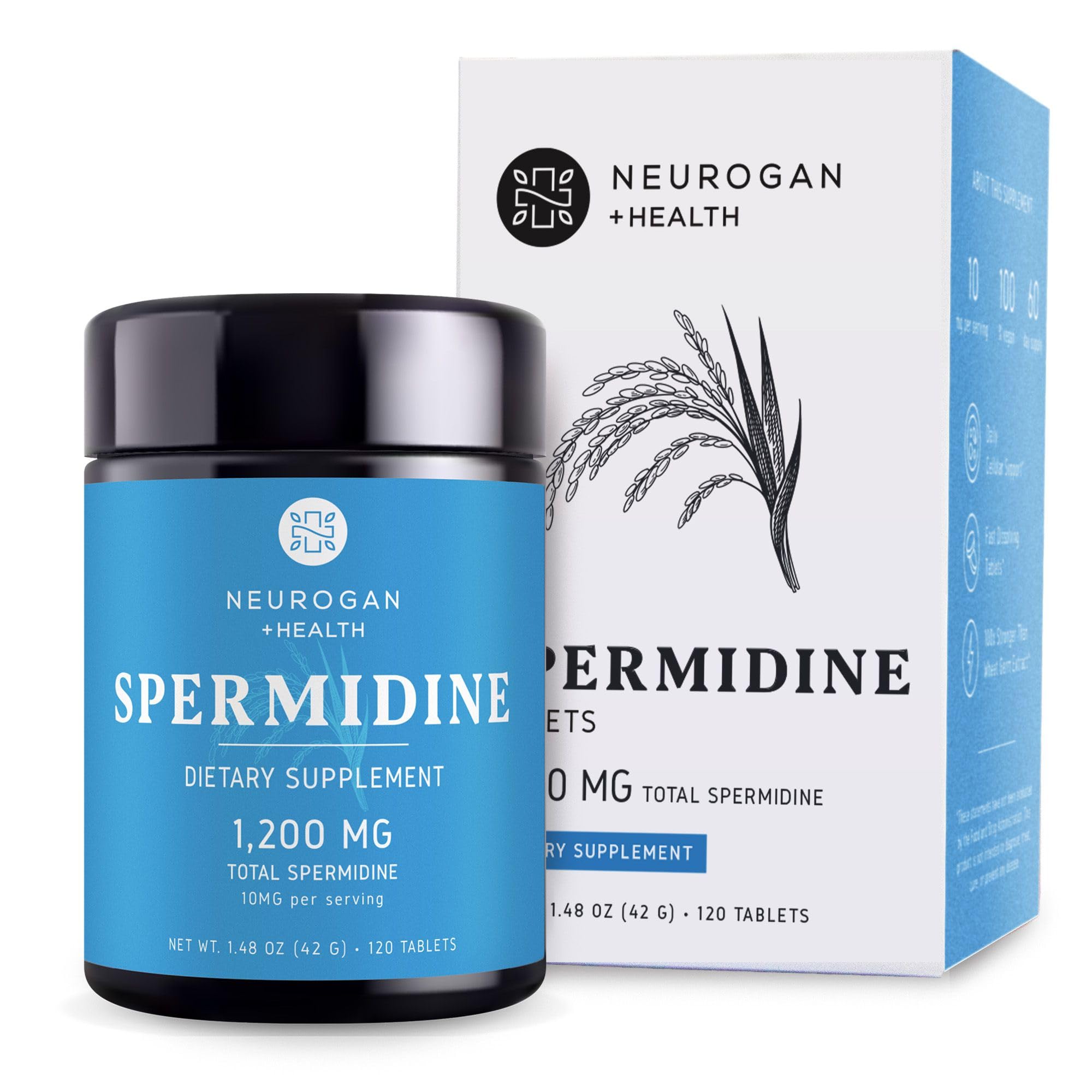Neurogan Spermidine Supplement 68g capsule close-up