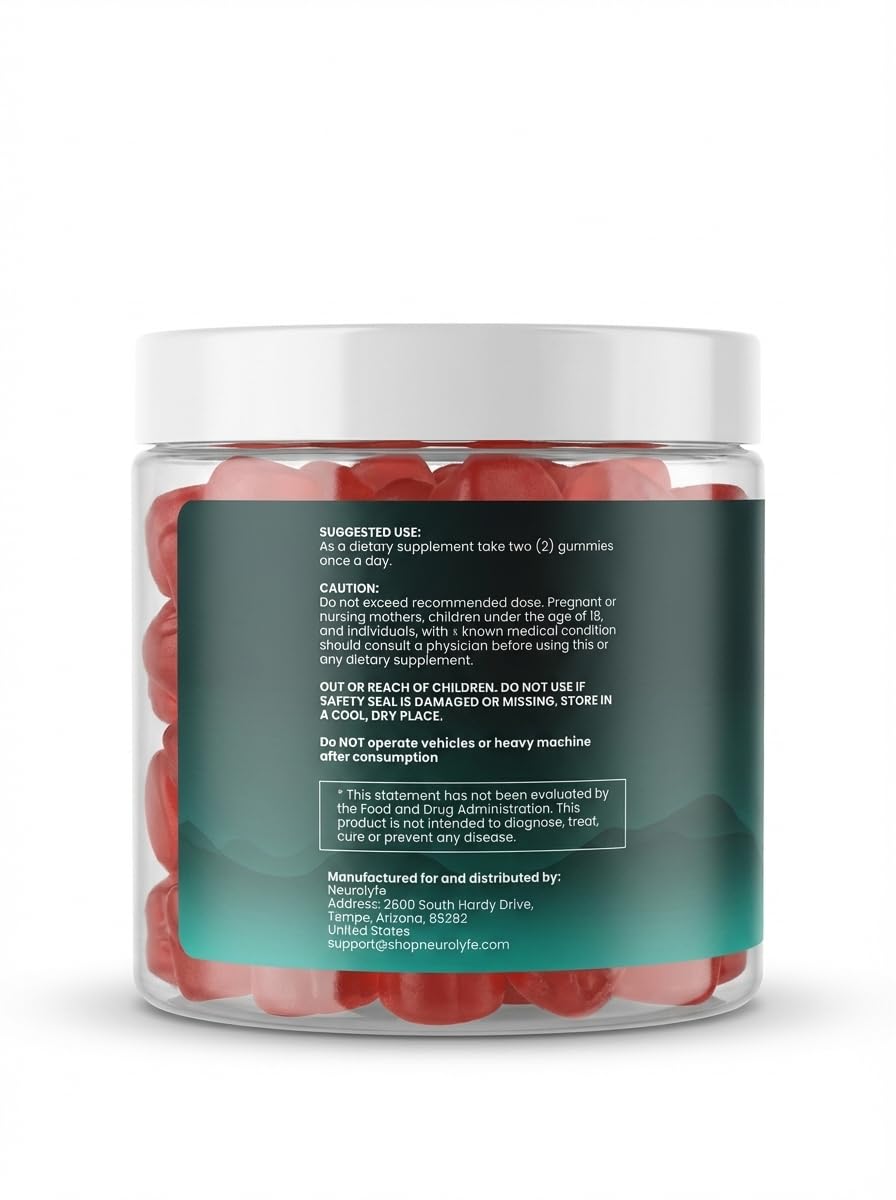Neurolyfe Sleep Gummies packaging details