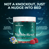 Neurolyfe Sleep Gummies strawberry flavour close-up
