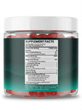 Neurolyfe Sleep Gummies with two gummies out of the bottle