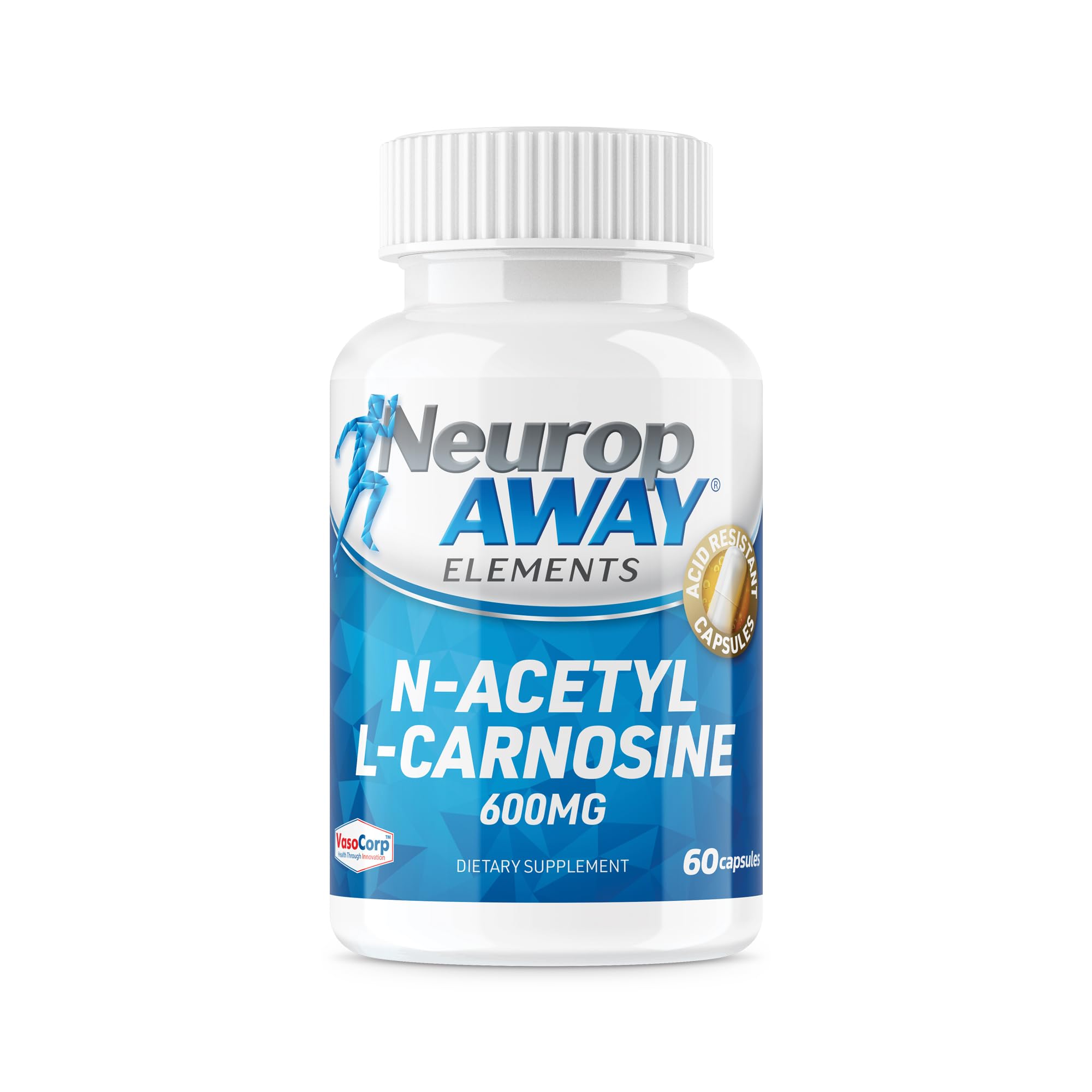NeuropAWAY Acetyl-L-Carnitine 60 Capsules front view