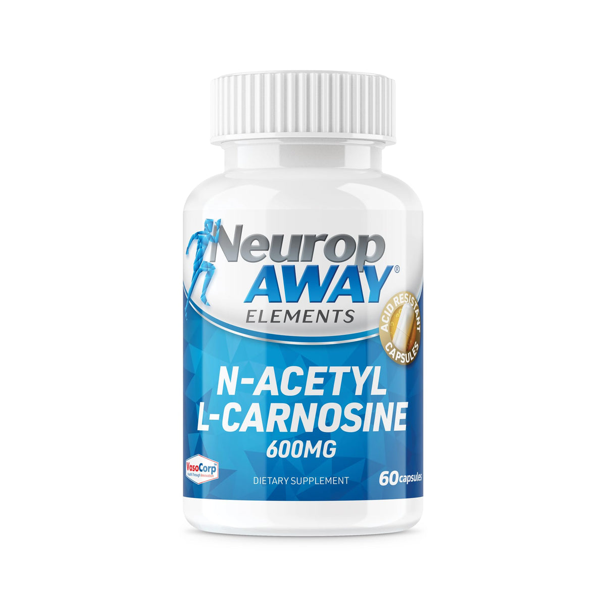 NeuropAWAY Acetyl-L-Carnitine 60 Capsules front view