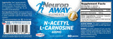 NeuropAWAY Acetyl-L-Carnitine capsules with measuring spoon