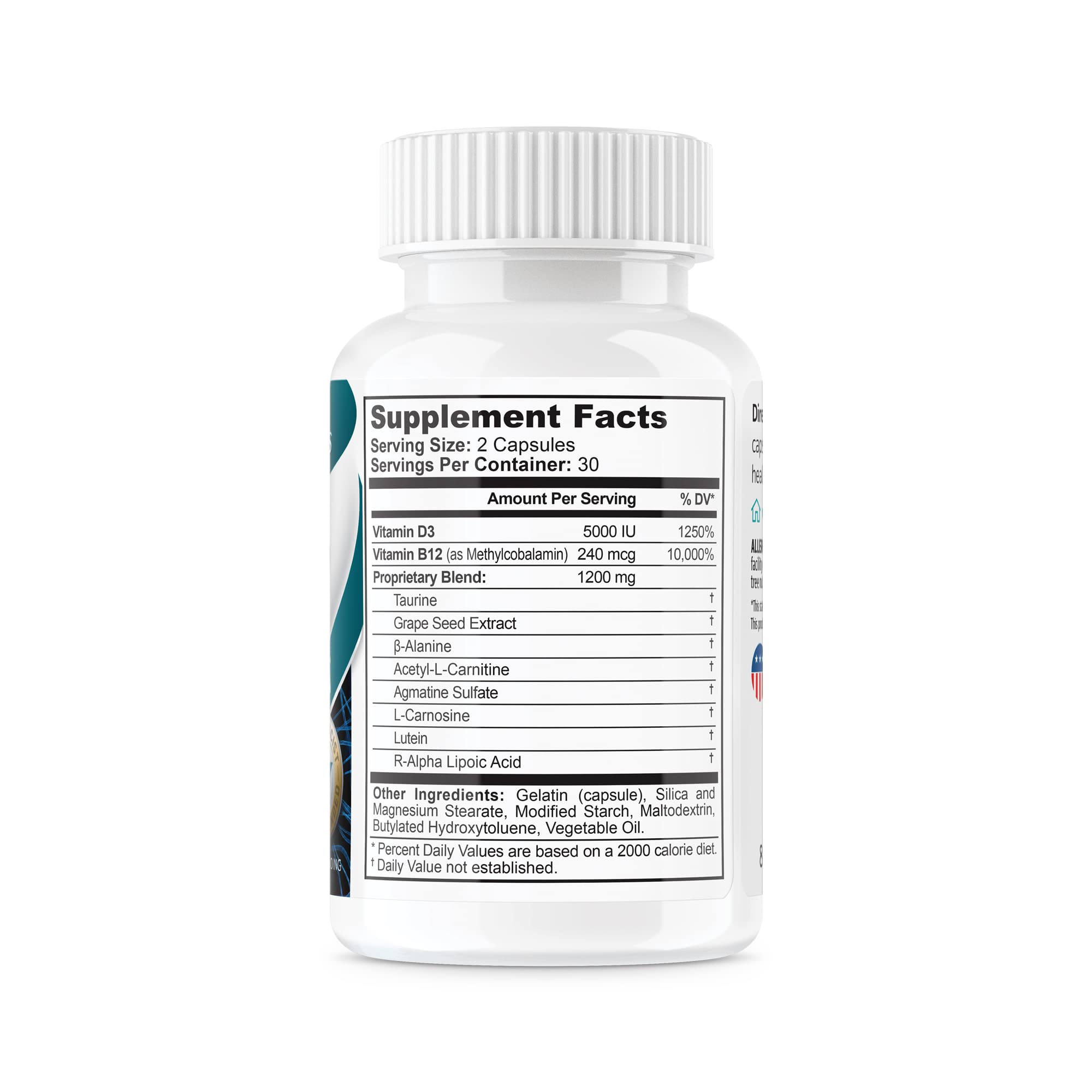 NeuropAWAY Blended Vitamin & Mineral Supplement packaging