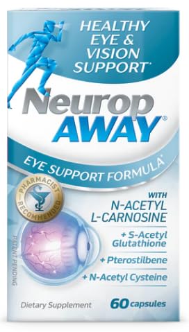 NeuropAWAY Eye Support Formula with supplement facts label