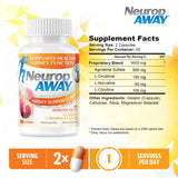 NeuropAWAY Kidney Support Formula capsules in a bowl