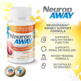 NeuropAWAY Kidney Support Formula with a measuring spoon