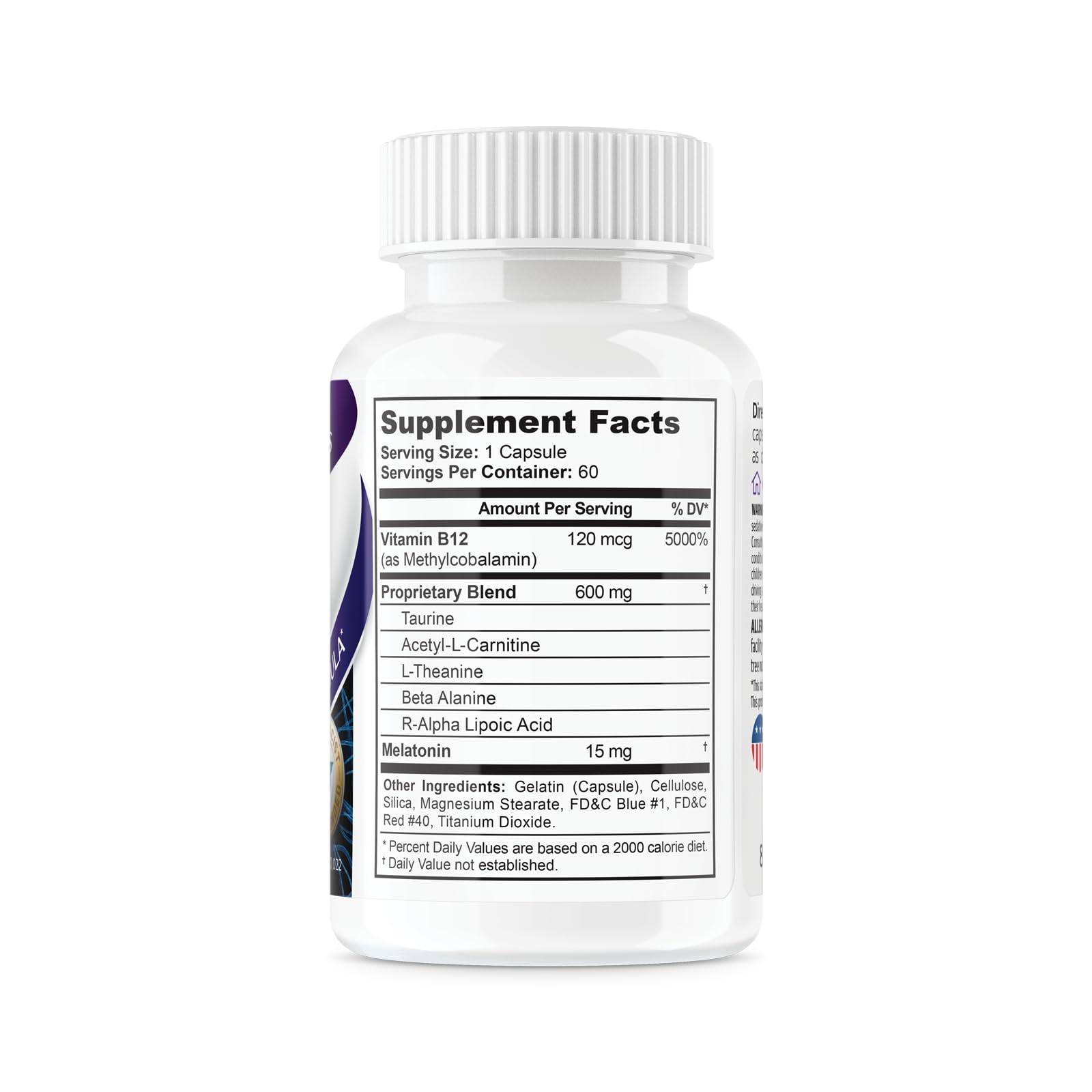 NeuropAWAY Nerve Support Formula 28g on a table