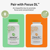 NeuroScience Adrenal Extracts supplement with lifestyle background