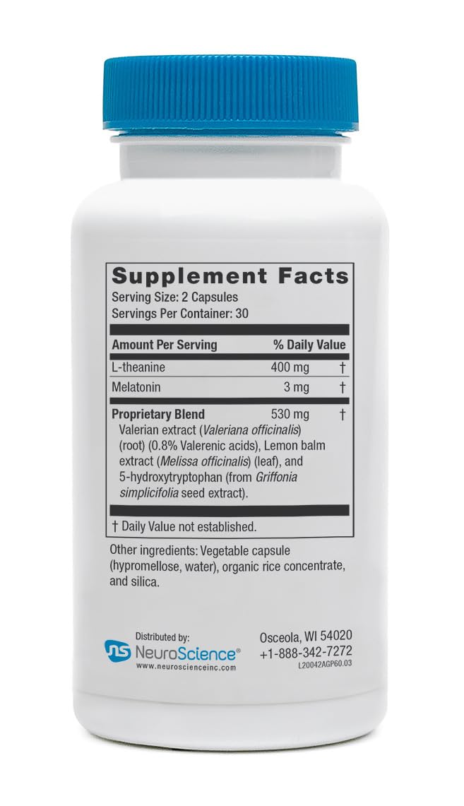 NeuroScience Alpha Gaba PM Sleep Supplement with calming botanicals