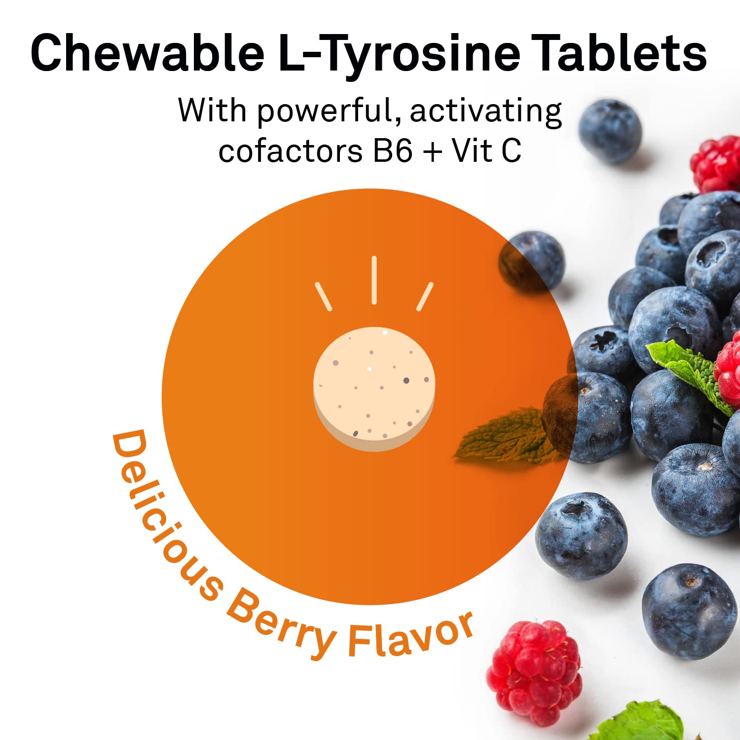 NeuroScience Chewable Brain Health Supplement side view