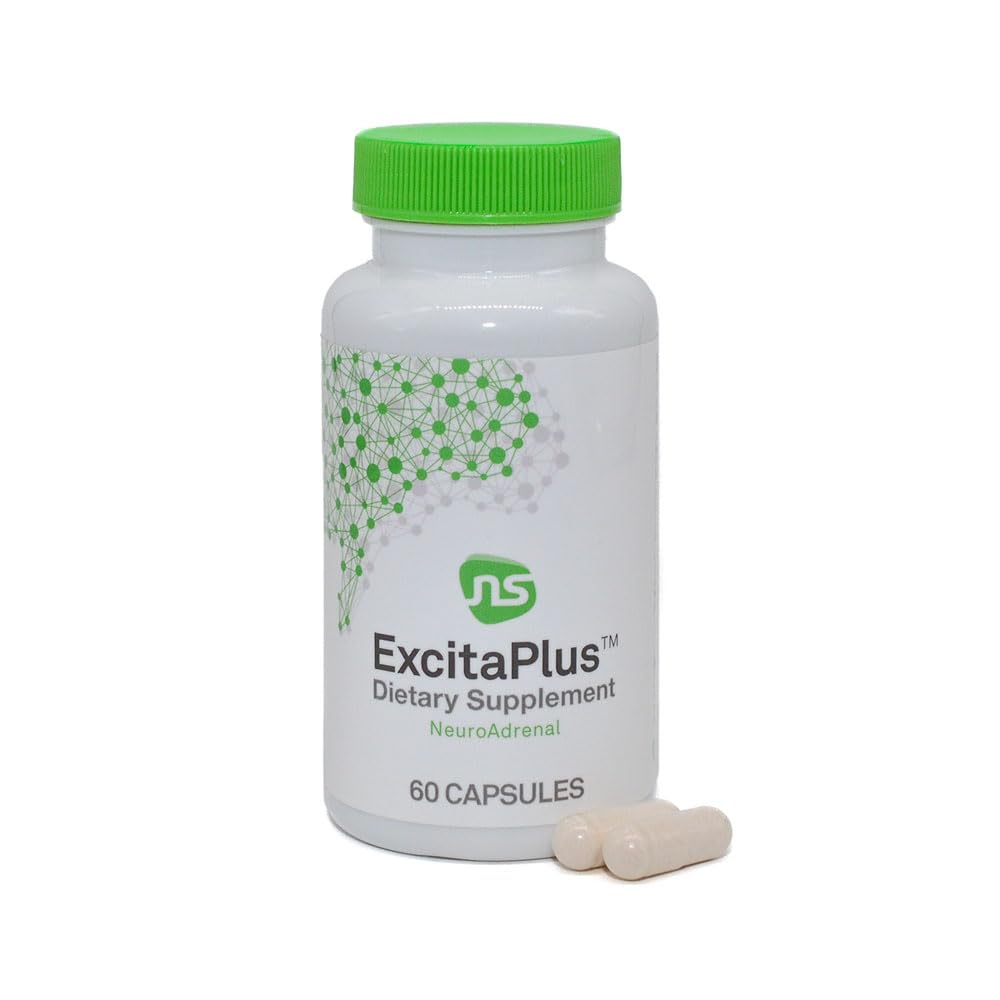 NeuroScience ExcitaPlus adrenal support supplement front view
