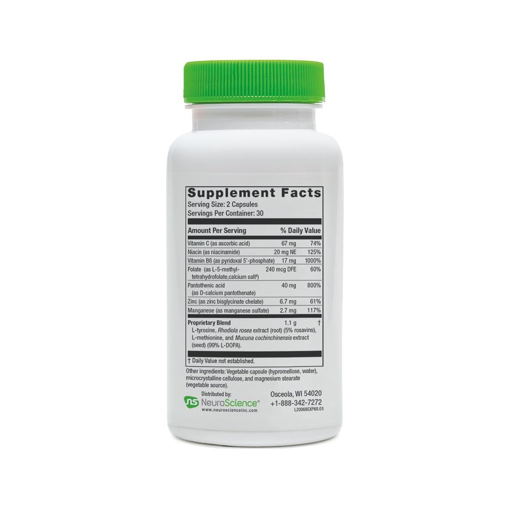 NeuroScience ExcitaPlus capsules in hand