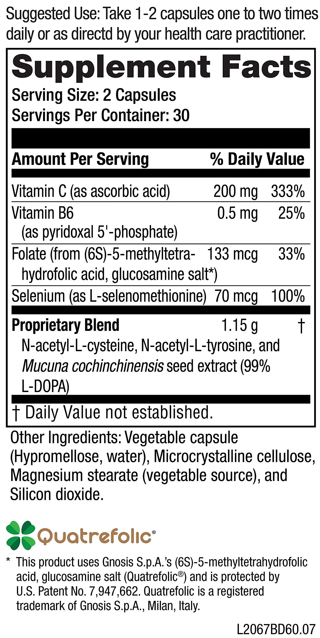 NeuroScience Mood Support Supplement 82g on a wooden table