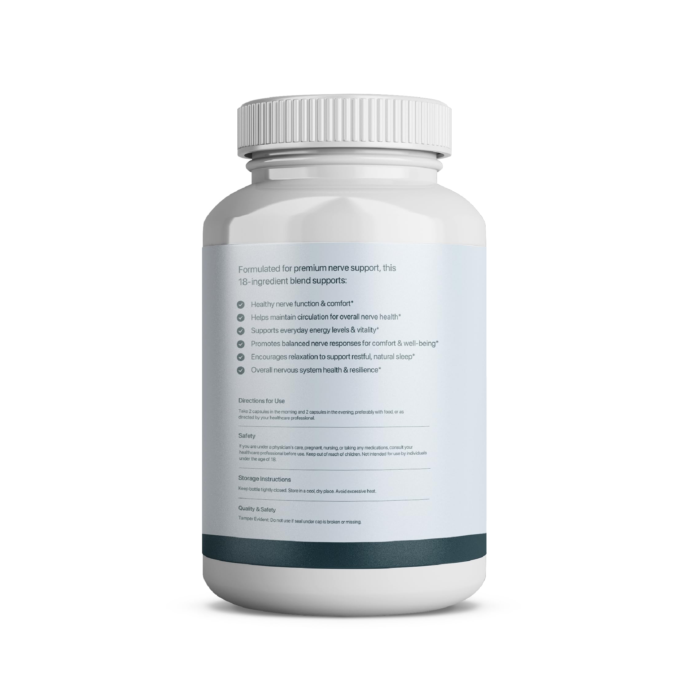 NEUROSMILE Alpha Lipoic Acid Supplement 600mg nutritional information