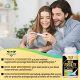 Neusupp Prenatal Vitamins for Men capsules on a wooden table