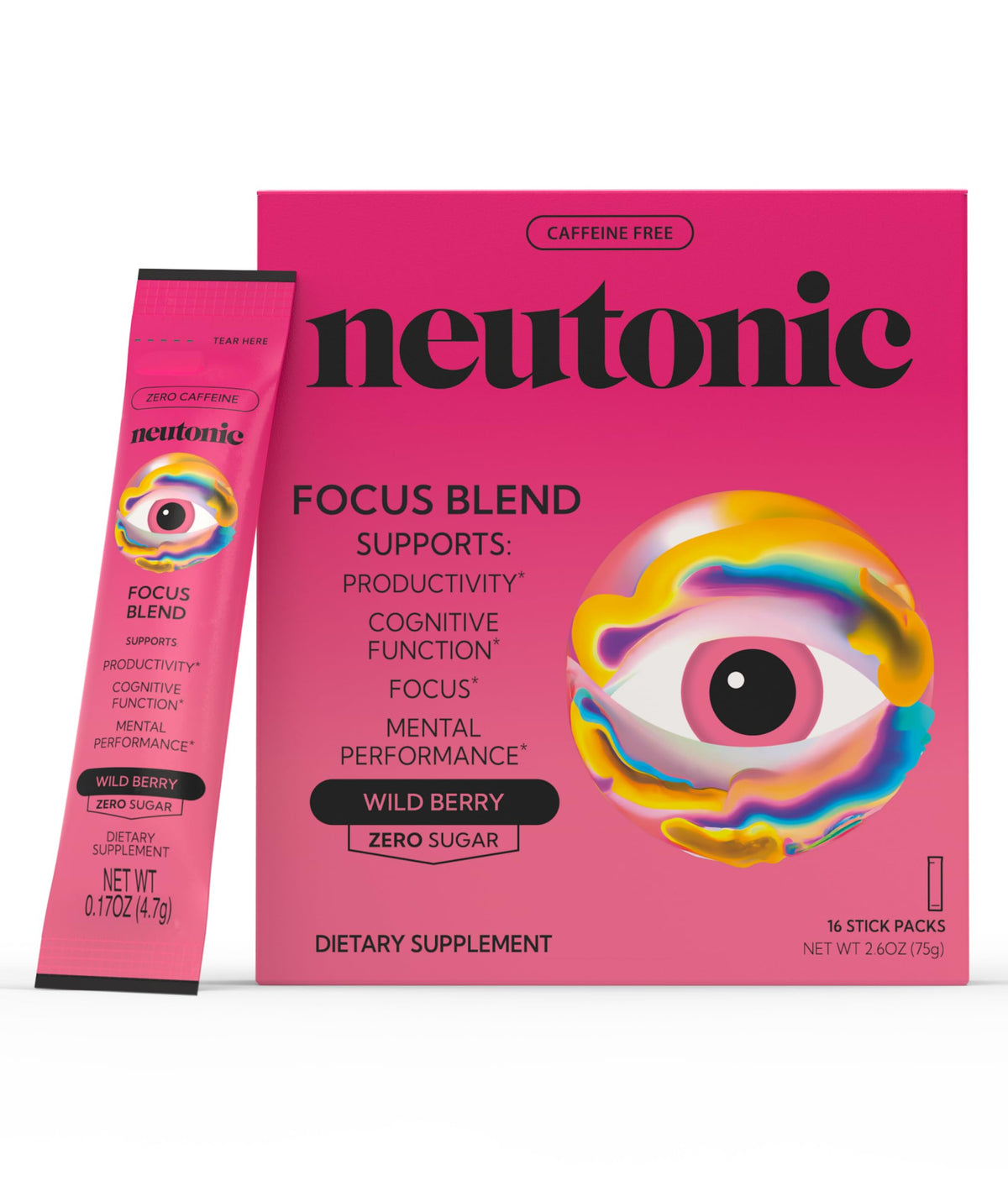 Neutonic Cognitive Focus Supplement packaging front view