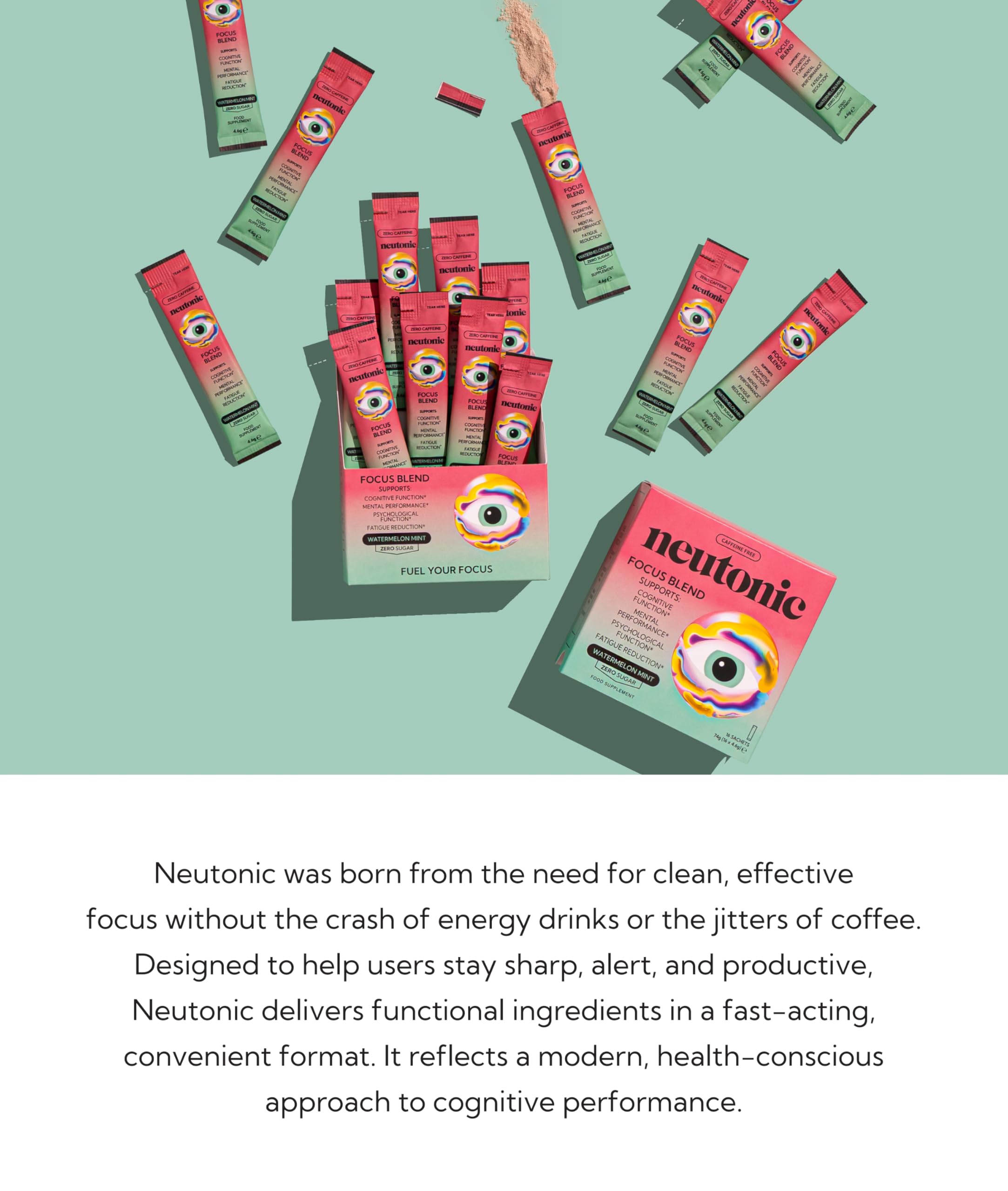 Neutonic Cognitive Support Supplement stick pack opened