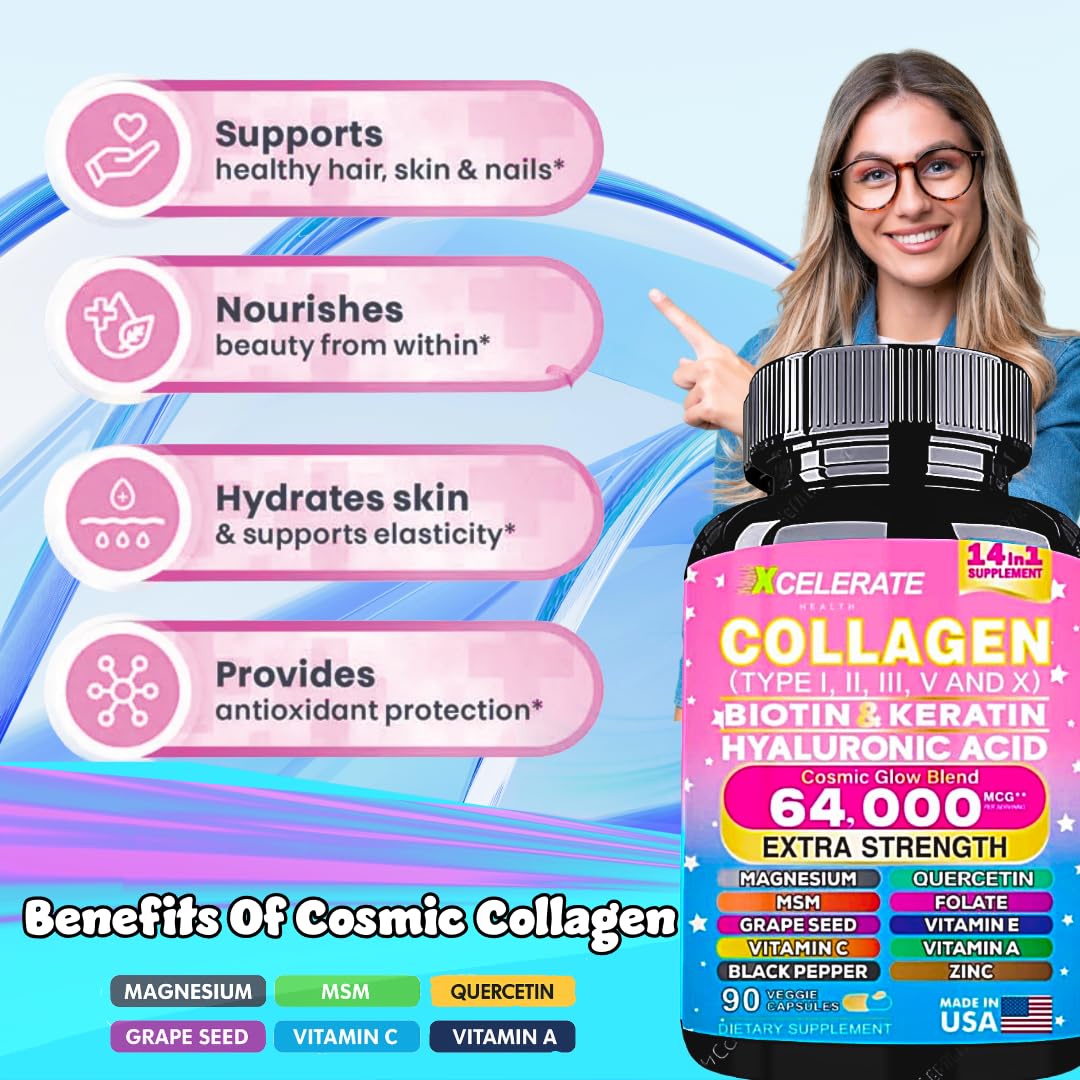 NeuVelleNutrition Multi-Collagen Peptides 5-in-1 Supplement ingredients list