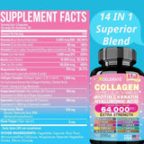 NeuVelleNutrition Multi-Collagen Peptides 5-in-1 Supplement side view