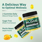 NEVISS Algae Calcium Gummies with fresh fruit