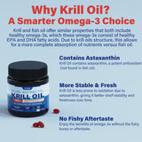 NEVISS Antarctic Krill Oil bottle with softgels on a table