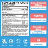 NEVISS Ashwagandha Gummies with ingredients list