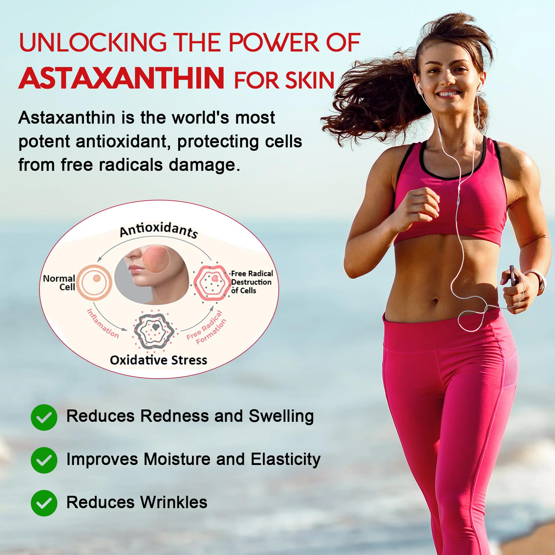 NEVISS Astaxanthin Softgels 24mg softgel close-up