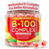 NEVISS B100 Complex Gummies front view with packaging