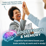 NEVISS Brain Focus Gummies on a wooden table