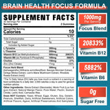NEVISS Brain Focus Gummies showing L-Tyrosine and L-Theanine
