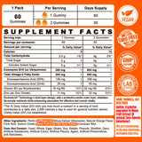NEVISS CoQ10 Gummies 250mg close-up of gummies