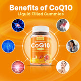 NEVISS CoQ10 Gummies 250mg side view of bottle